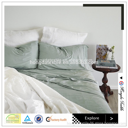 100% Bamboo Green Bed Linen/Bed Sheets /Bedding Sets